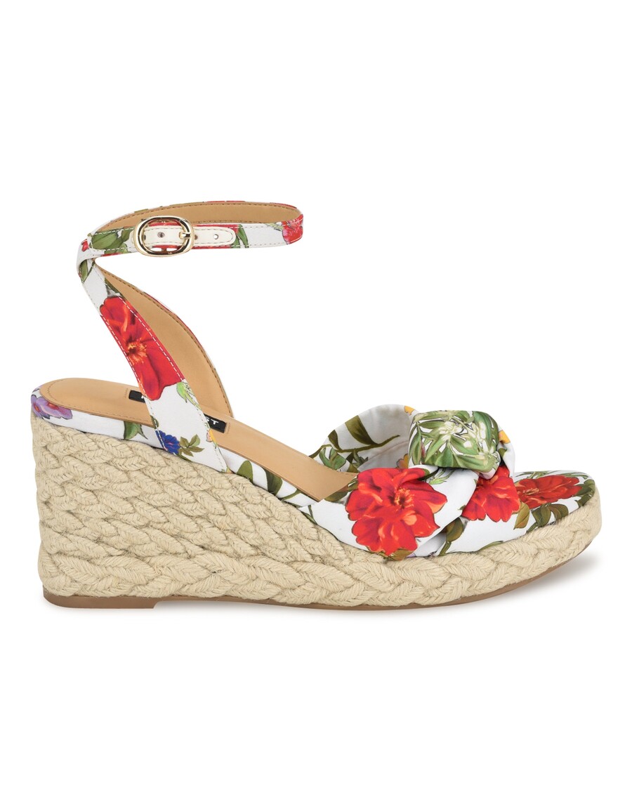 Nine West Dotime Espadrille Wedge Sandals