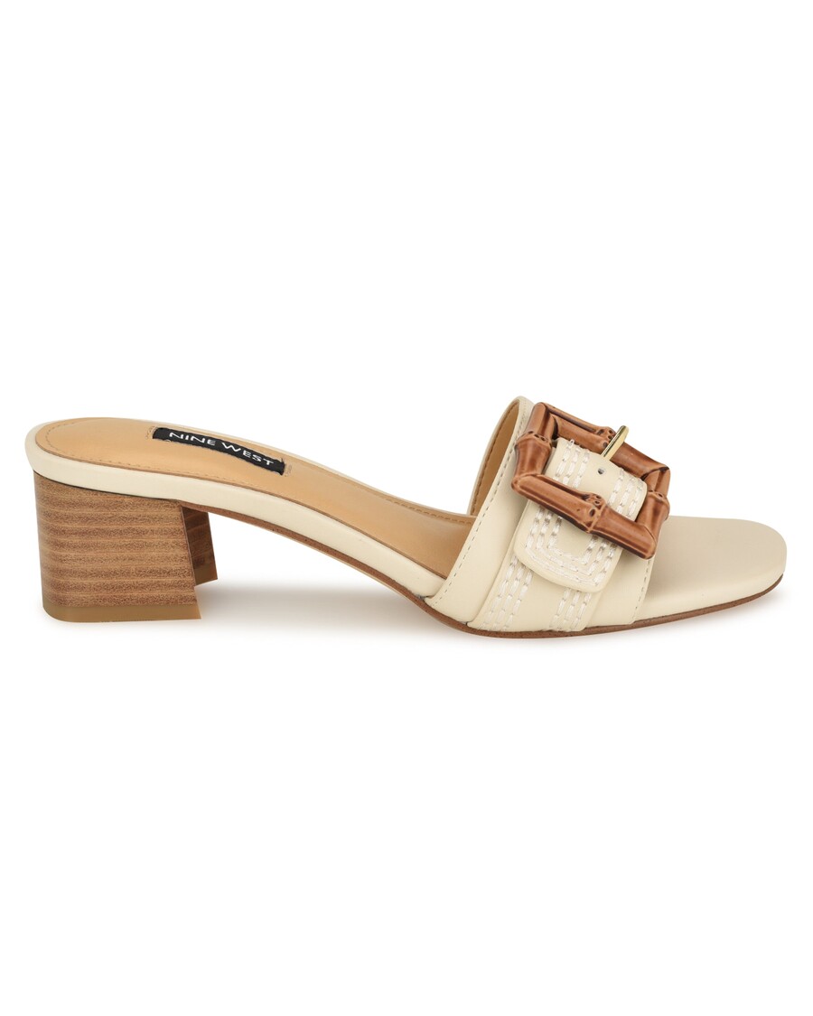 Nine West Garta Buckle Slide Sandals