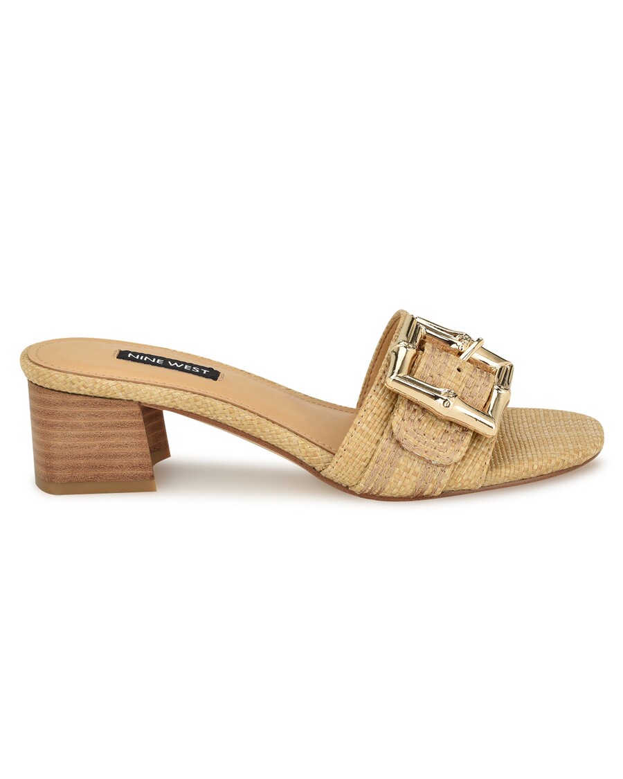 Nine West Garta Buckle Slide Sandals