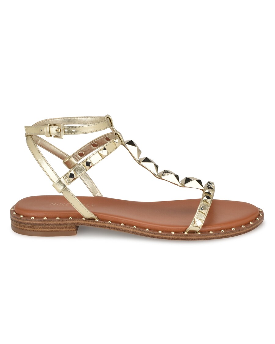 Nine West Marcila Studded Ankle Strap Sandals