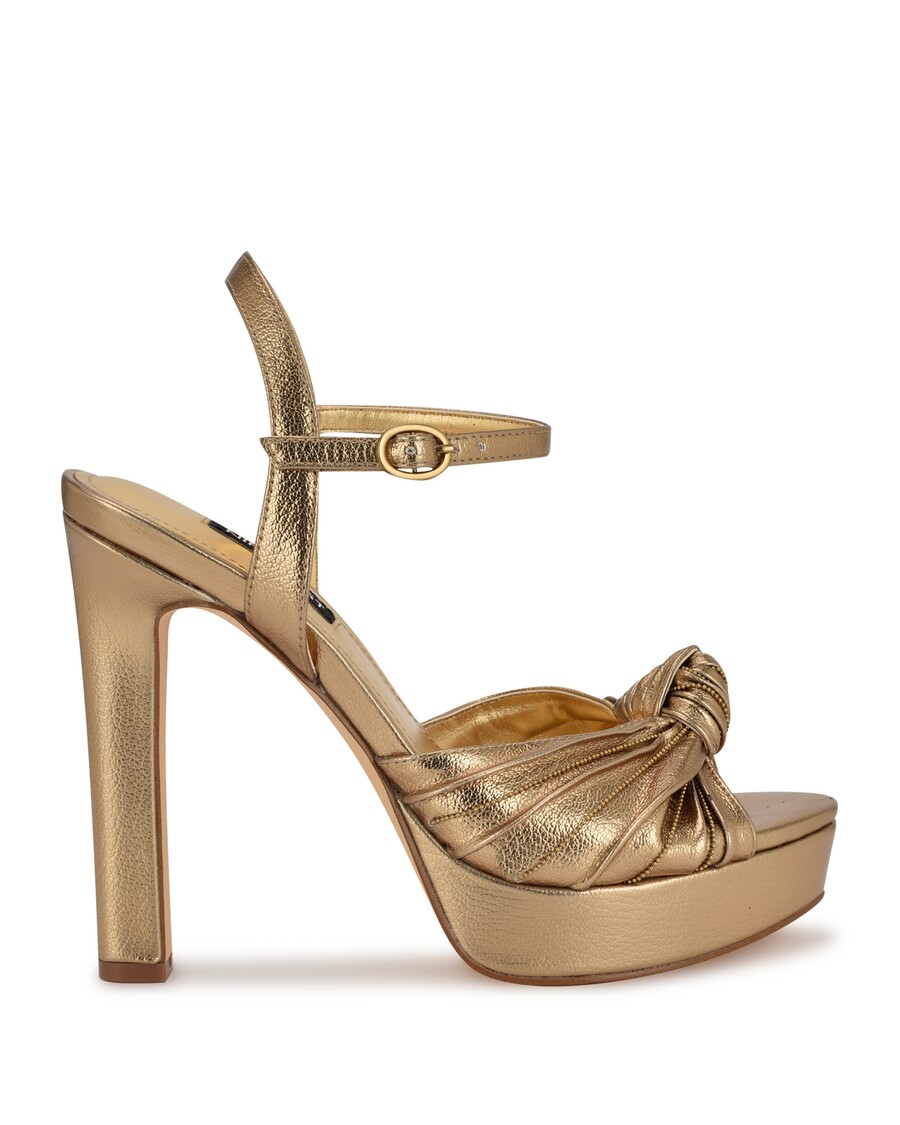 Nine West Winne Knotted Platform Sandals