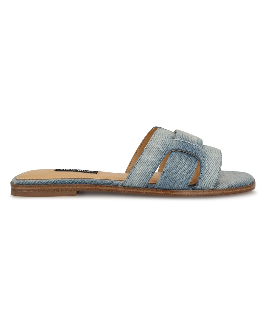 Nine West Germani Flat Slide Sandals